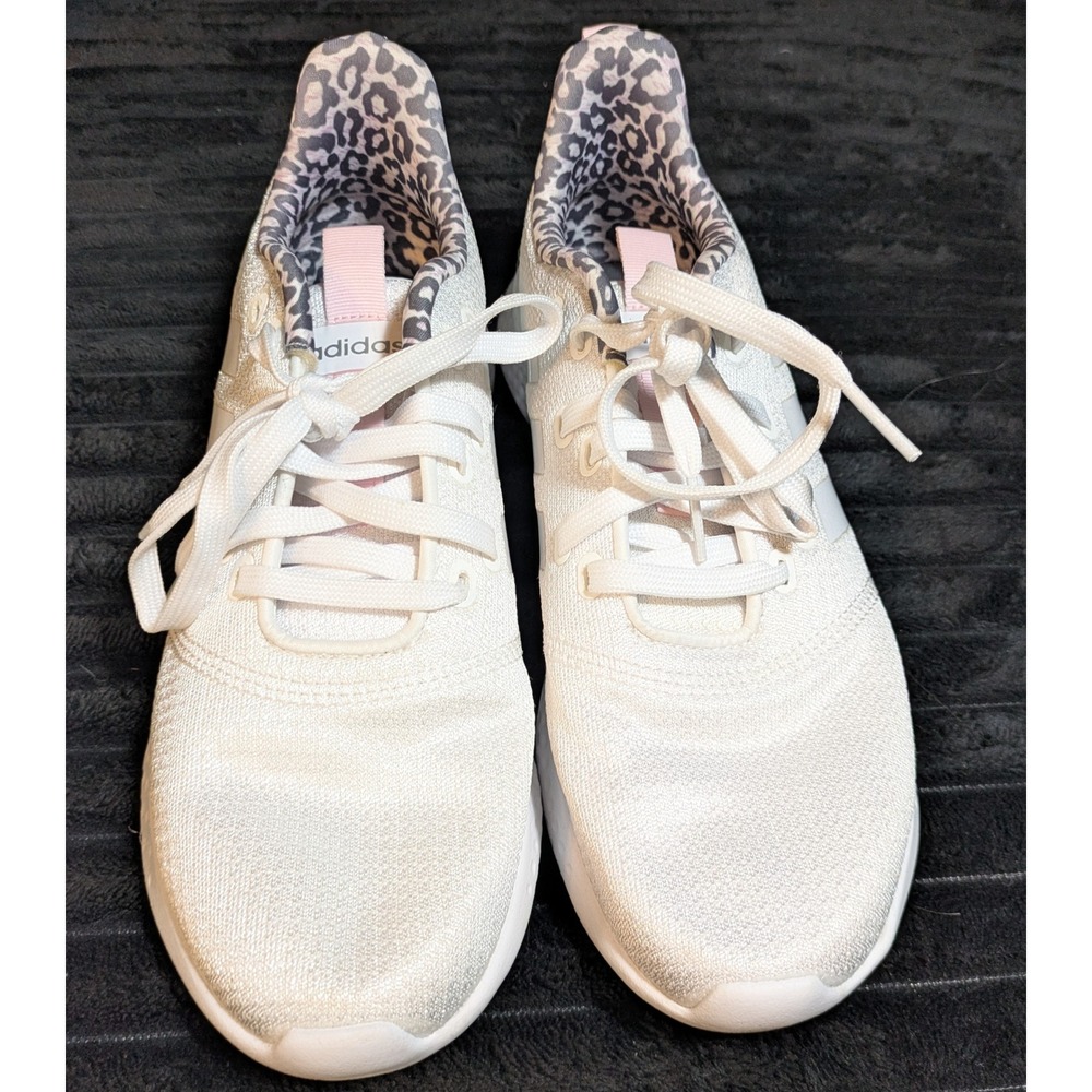 Adidas Puremotion Womens Running Shoes White Leopard GZ8447 Size 9